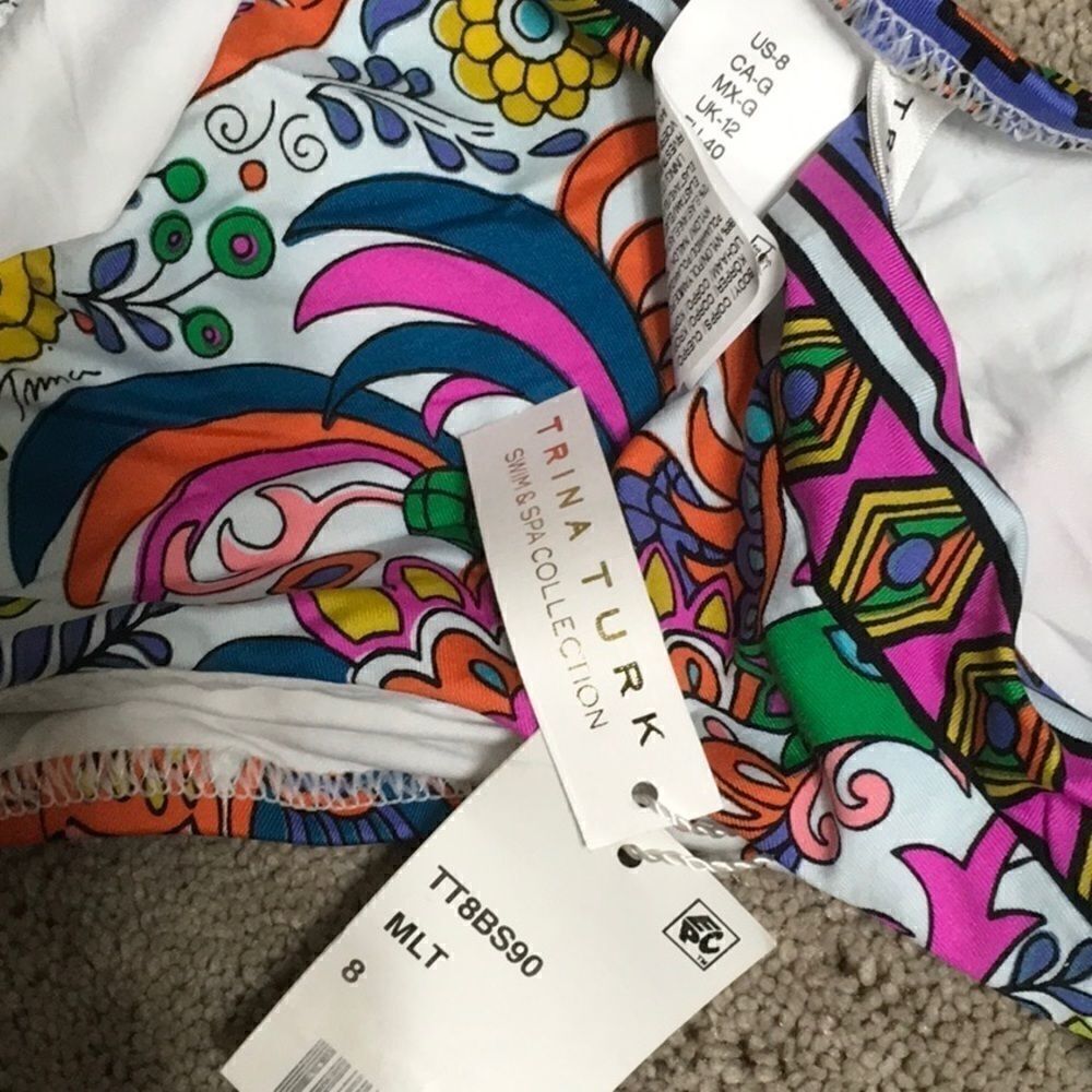 Trina Turk Jungle Beach bikini bottoms. NWT - Picture 10 of 10